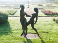 beeldengroep, rivierenhof, rozentuin